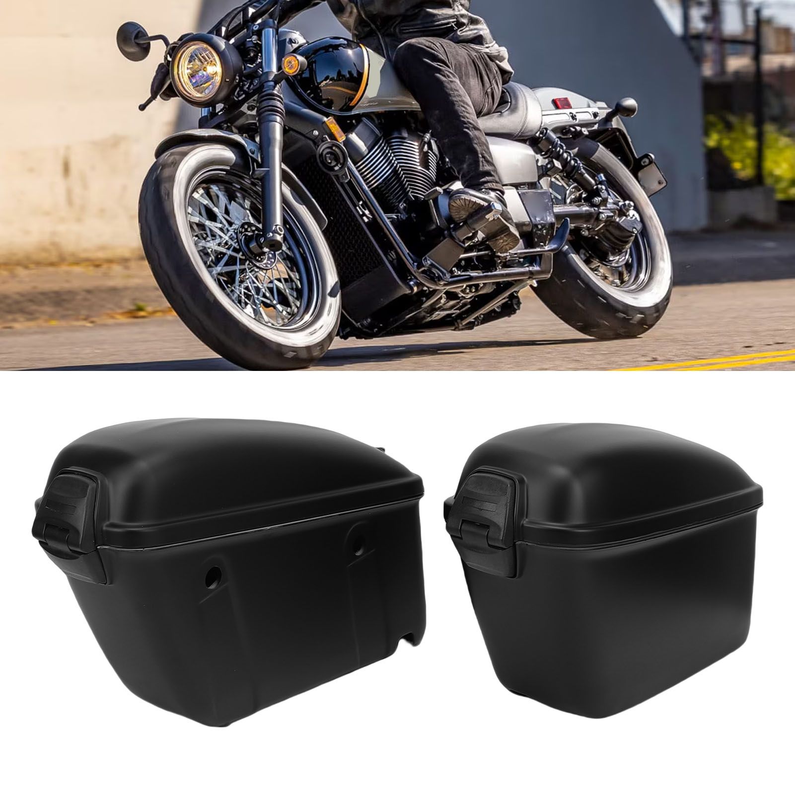 Motorcycle Gear Backpack - Bolsas Laterais Rígidas para Motocicleta 22L